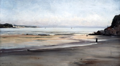 Douarnenez:  Brittany' - Tide Coming In - Sunday Morning'