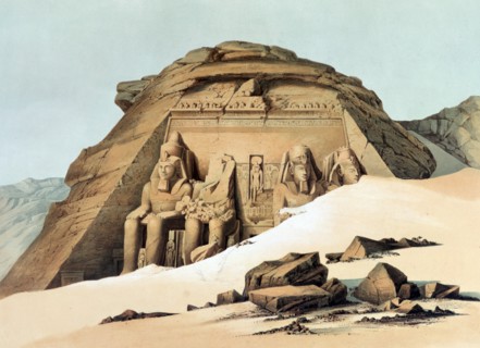 Rock Temple at Abu Simbel'