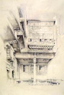 Courtyard of the Artist's House at Cairo'