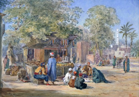 Scene in Egypt Town'