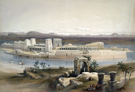 General View of the Island of Philae, Nubia'  November 1838