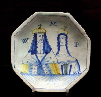 Plate: King William and Queen Mary