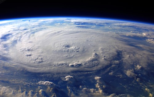 Hurricane Felix Over the Caribbean Sea
