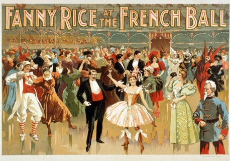 Fanny Rice at the French ball Poster