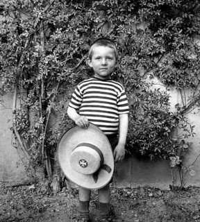 French boy aged five photographed circa 1910