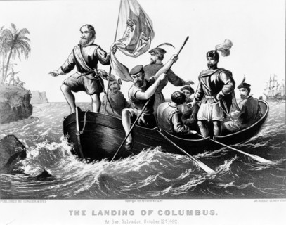 The landing of Columbus at San Salvador, October 12, 1492