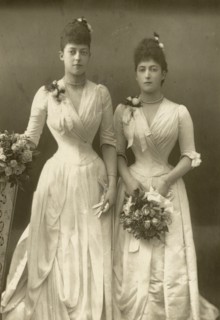 Daughters of Edward VII of Great Britain pictured c1890