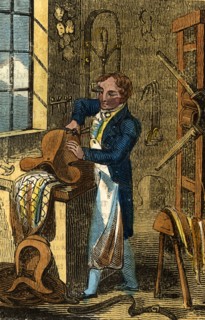 Saddler making as saddle