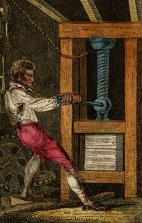The Machinist using the mechanical power of the lever