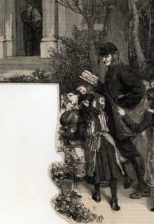 The postman delivering letters on St Valentines Day