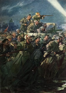 The storming of the Winter Palace, 1917