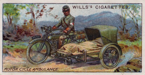 French Motor Cycle Ambulance