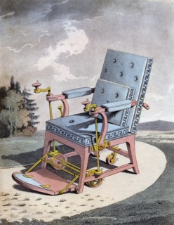 Mechanical invalid's chair, c1810