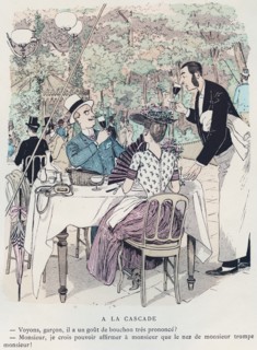 Dining en plein air in Paris