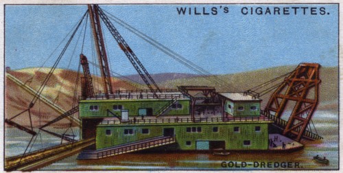 Gold dredger, USA.