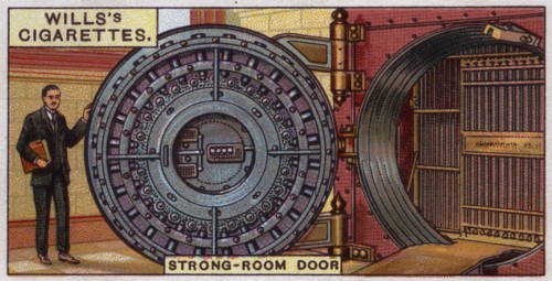 Strongroom door, Carnegie Safe Deposit, New York.