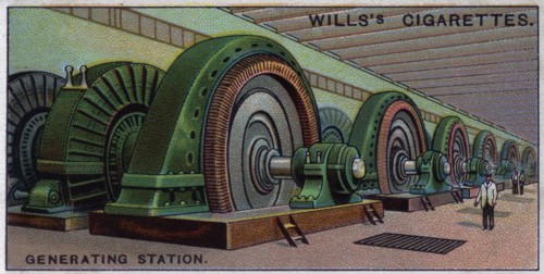 Hydroelectricgenerating station, Niagara Falls, Canada.
