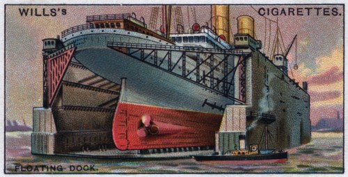 Floating Dock, Britain, 1824.