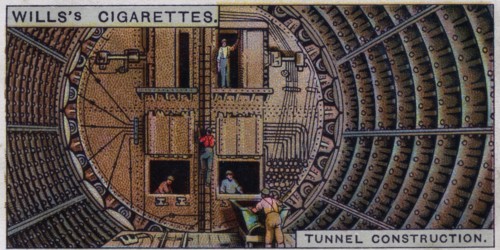 Tunnelling Shield used in construction of London underground railways