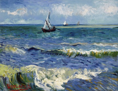 Van Gogh, Paysage marin aux Saintes-Marie-de-la-Mer