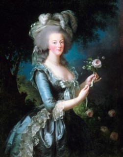 Vigée Le Brun, Marie-Antoinette, Queen of France with a Rose