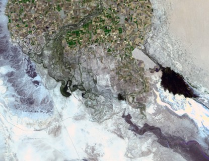 The Colorado River, Gulf of Mexico