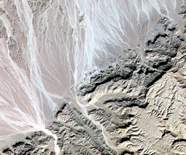 Satellite image of St. Anthony's monastery