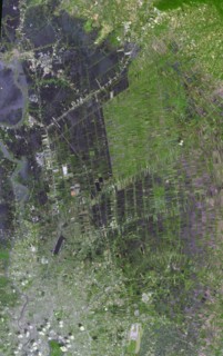 The flooding from the Chao Phraya River