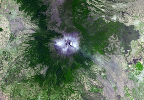 Mexico's active Popocatepetl volcano spewing water vapor, gas, ashes and glowing rocks since its