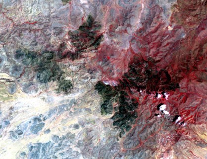 The Livermore and Spring Ranch fires near the Davis Mountain Resort, Texas