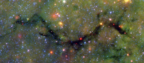 This infrared image showed a 'snake'
