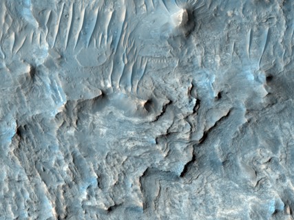 Ius Chasma is one of several canyons that make up Valles Marineris