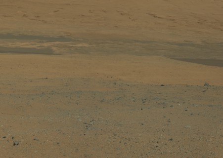 Landscape on Mars planet