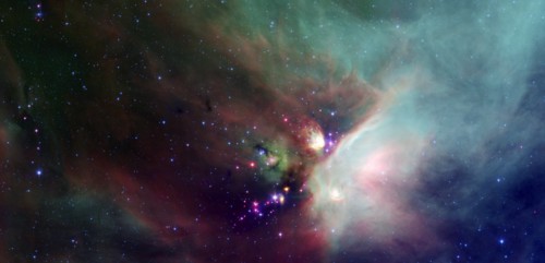 Dynamic image of the Rho Ophiuchi dark cloud