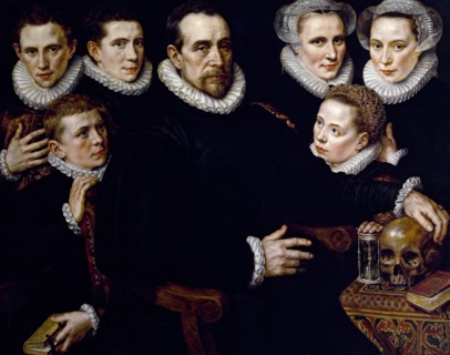 Family Portrait by Adriaen Thomasz Key.