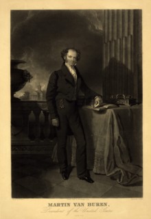 Martin Van Buren, President of the United States.