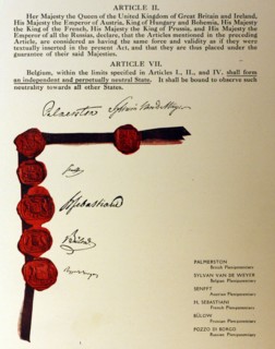 International treaty about Belgium's neutrality