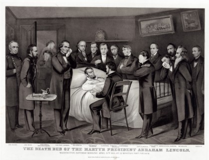 President Abraham Lincoln's death