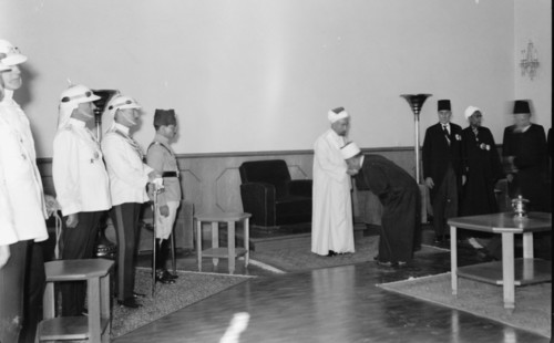 24th anniversary of Arab revolt under King Hussein & Lawrence 1940.