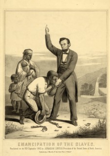 Emancipation of the Slaves 1862.