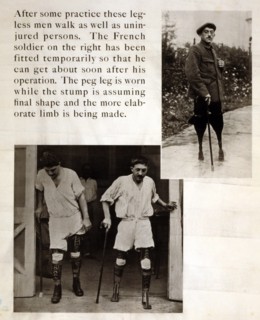 Post-war editorial with photographs, 1919
