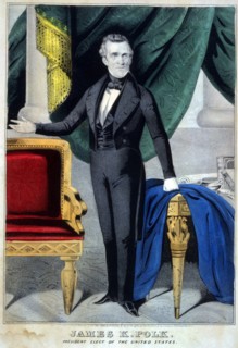 President James K Polk 1844.