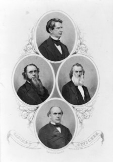 Portrait of President Abraham Lincoln's Cabinet 1828.