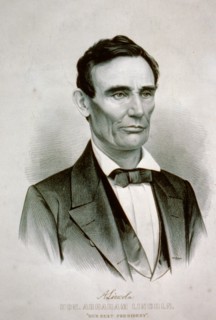 President Abraham Lincoln 1860.