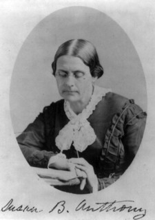 Suffragist Susan B. Anthony.