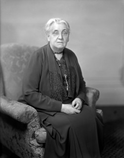 Jane Addams, American social reformer and feminist.