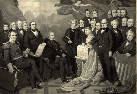 President -elect Lincoln and President James Buchanan 1861