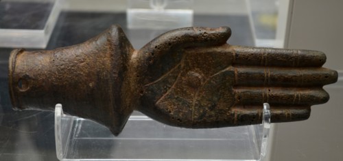 Bronze Incense-burner in the form of a human hand 400 B.C.