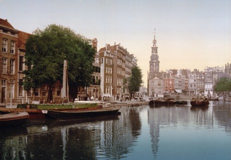 Mint tower, Amsterdam, Holland between 1890 and 1900.
