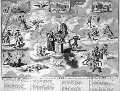 Satire on the South Sea Company and other bubble schemes, 1720